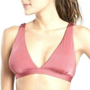 NWT Athleta Aqualuxe Plunge Rose Bikini